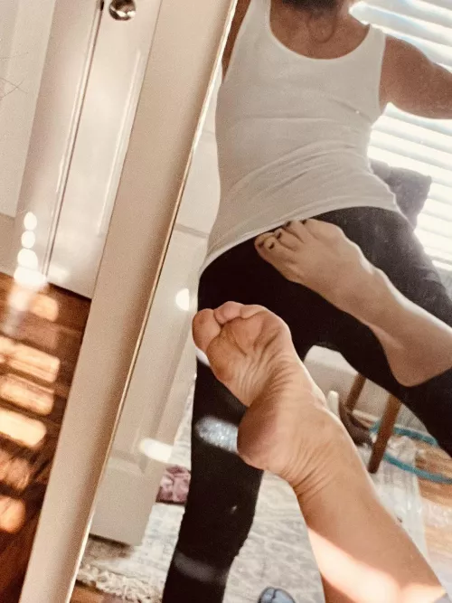 Some morning stretching