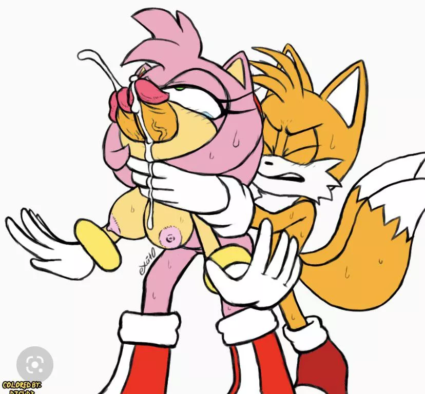 Tails fucks Amy