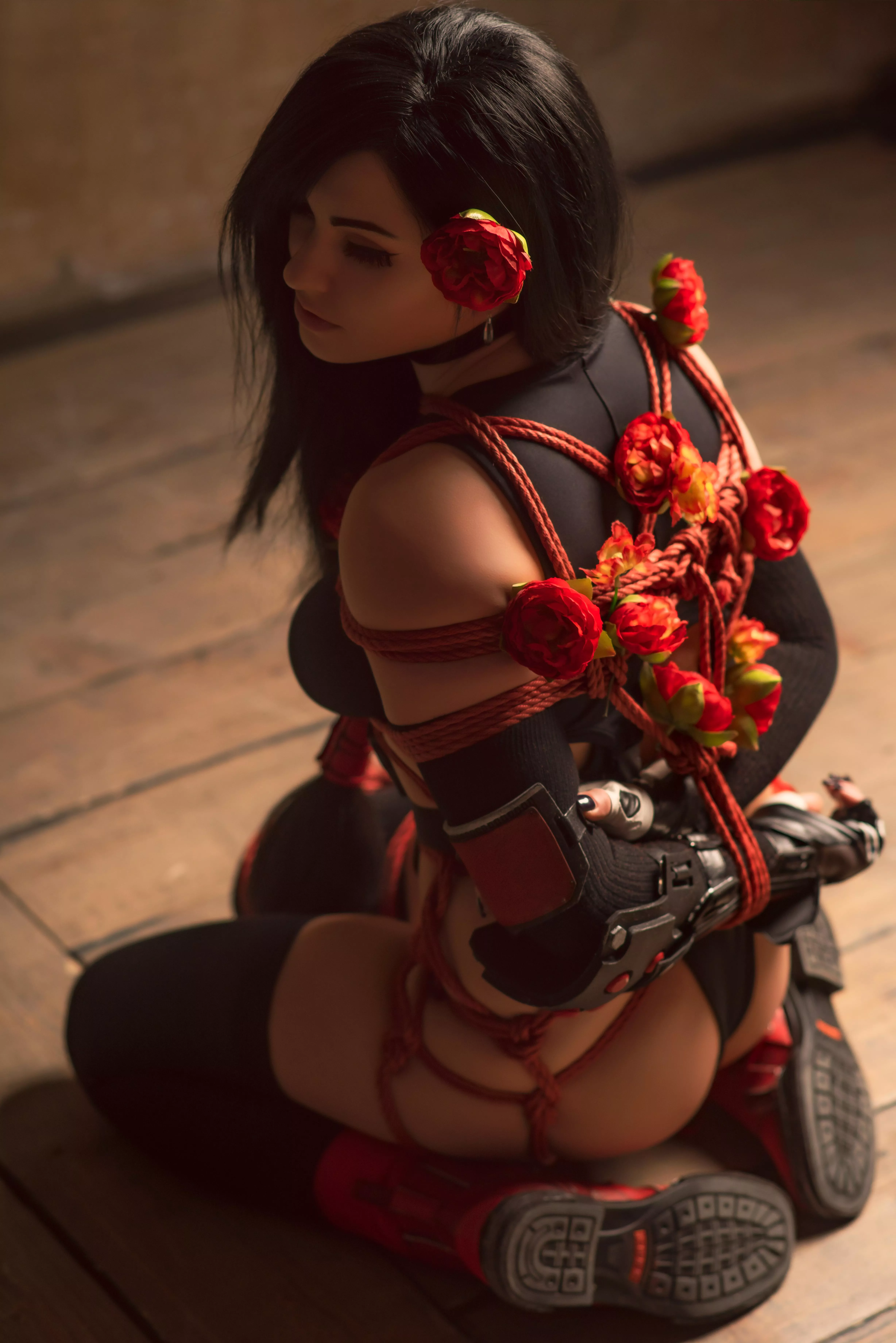 Tifa shibari aesthetics by Yuna Kairi <3