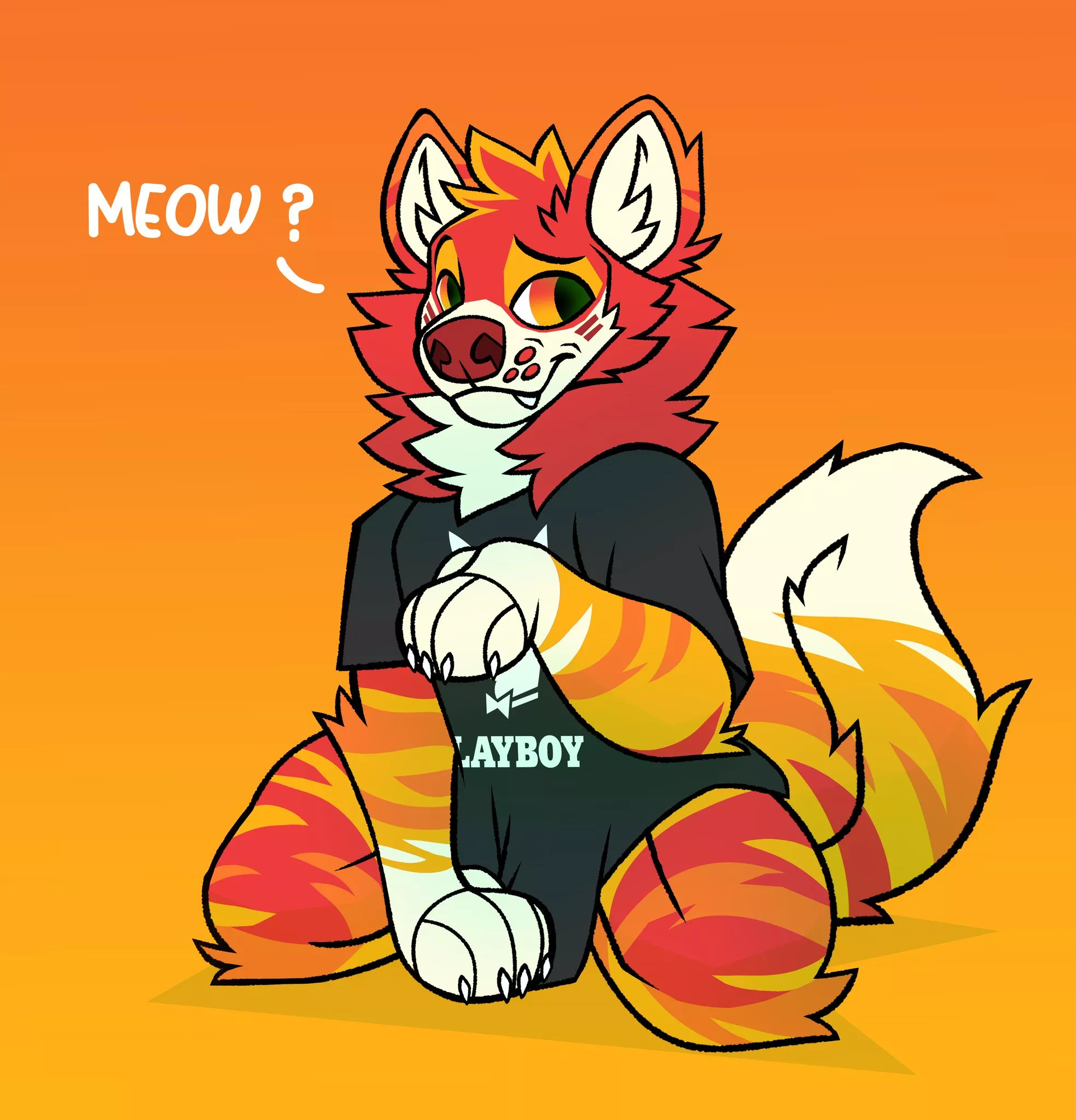 Toasty 🔥 (Art by @LakkiTheFox)