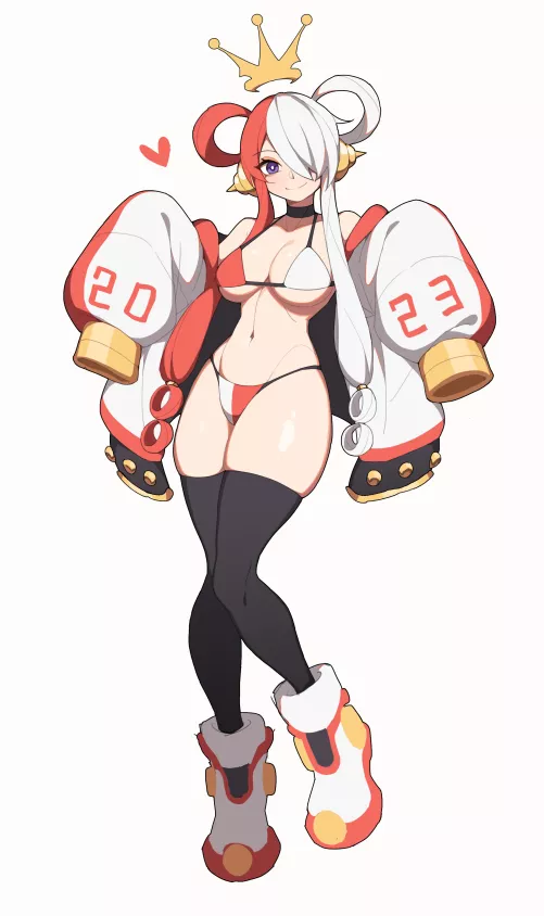 Uta in matching Bikini