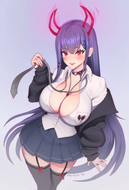 Very intimidating demon girl (brassica 18)