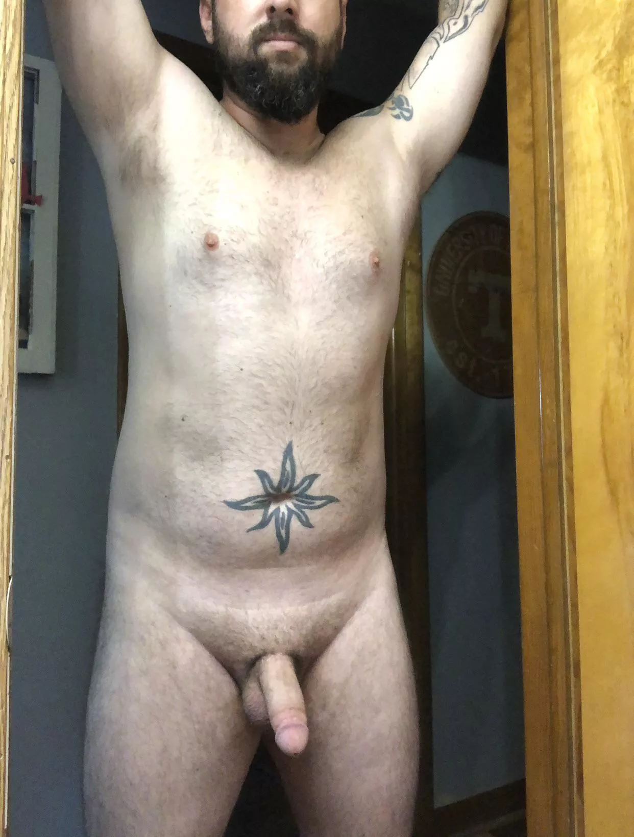 Waking up in the buff