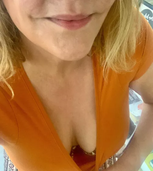 Wanna look down my shirt?