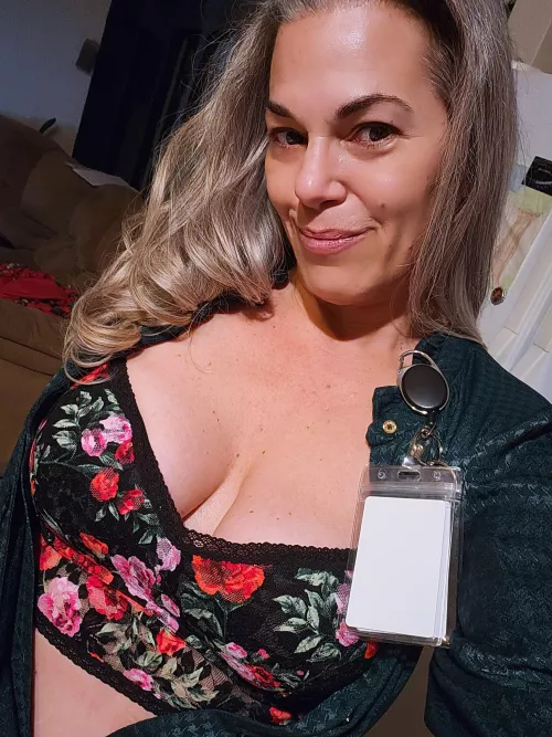 What this teacher wears under her work clothes