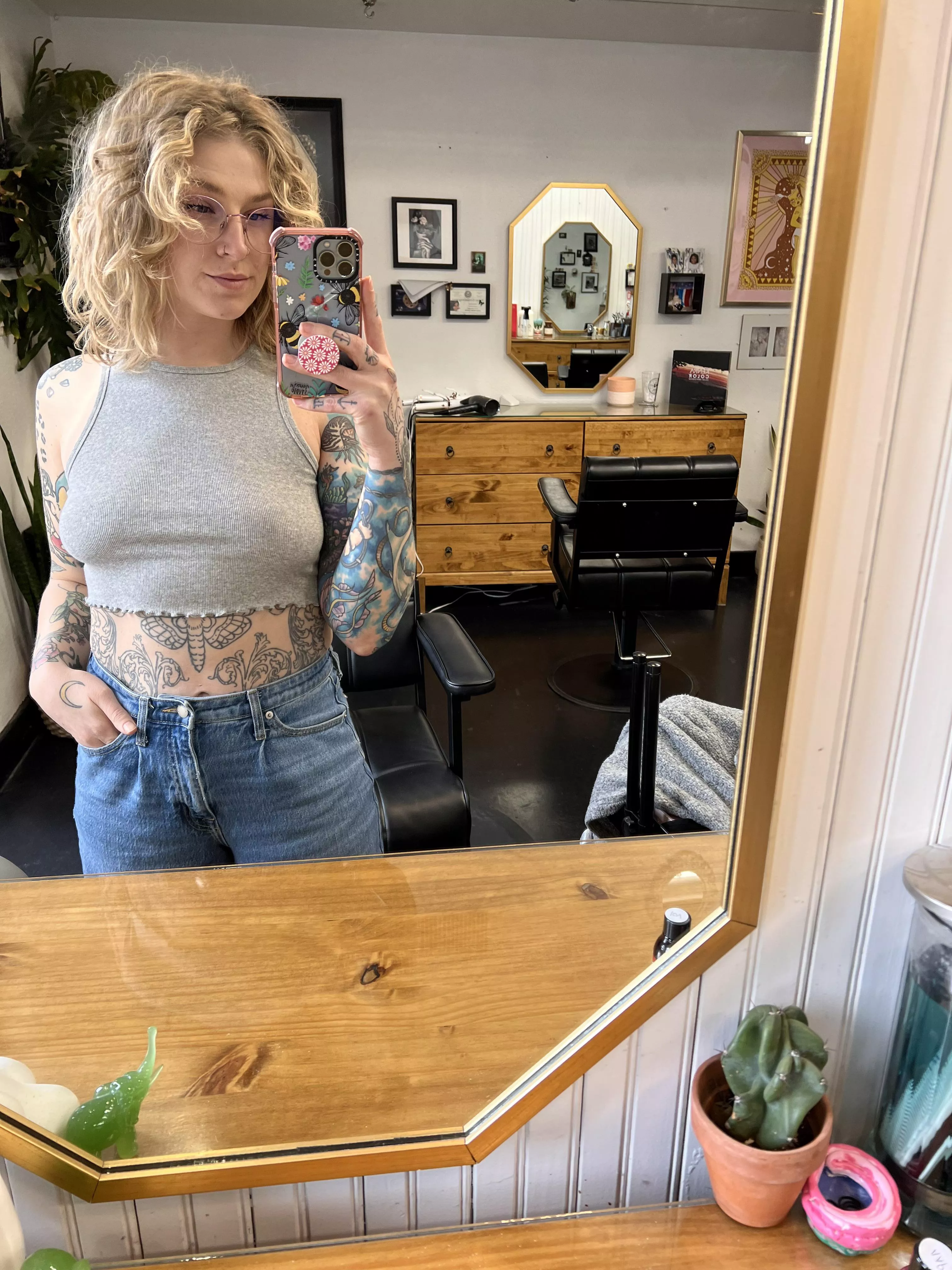 Why wear a bra when they’re perky?