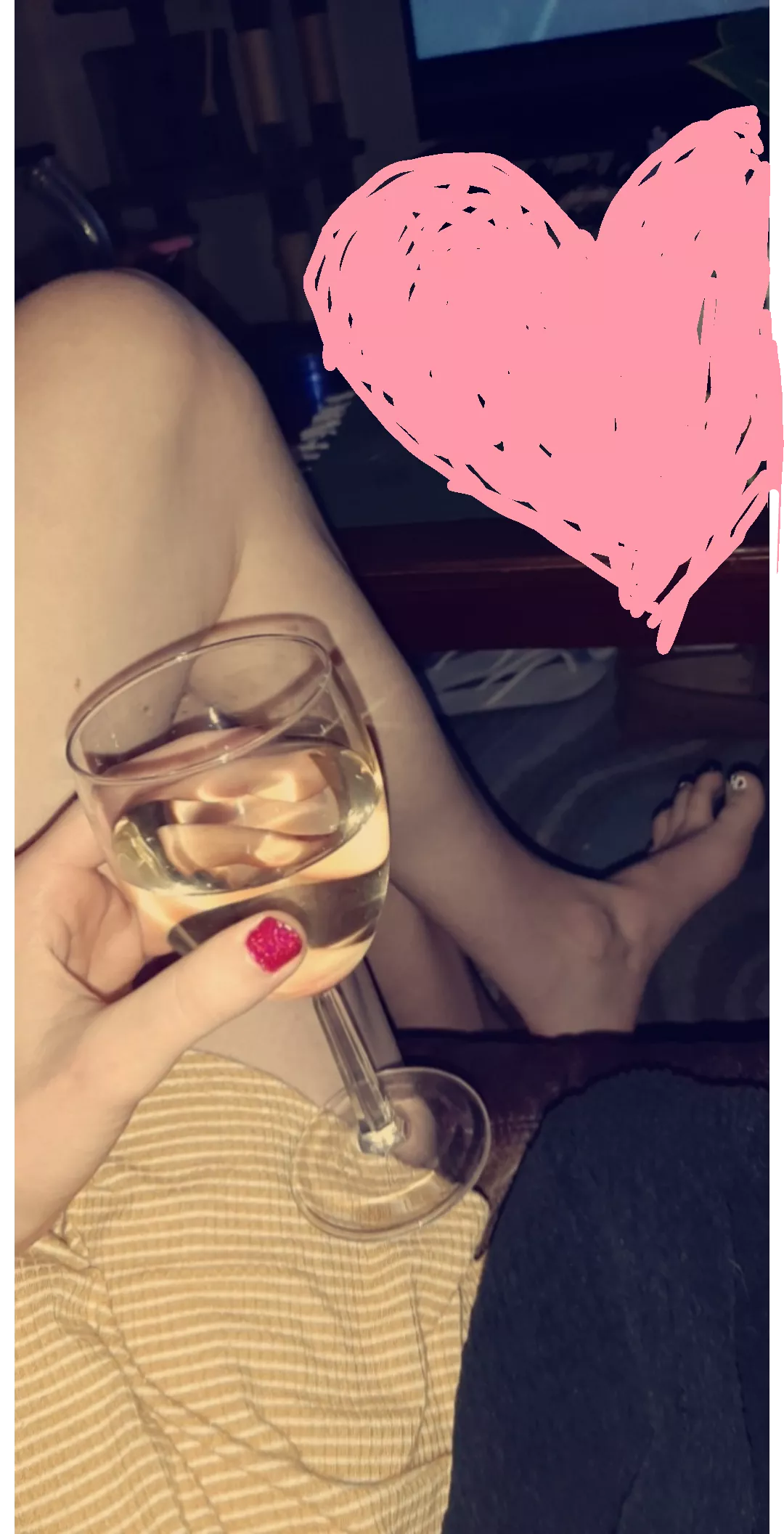 wine and fine dining on these lil hors doeuvres