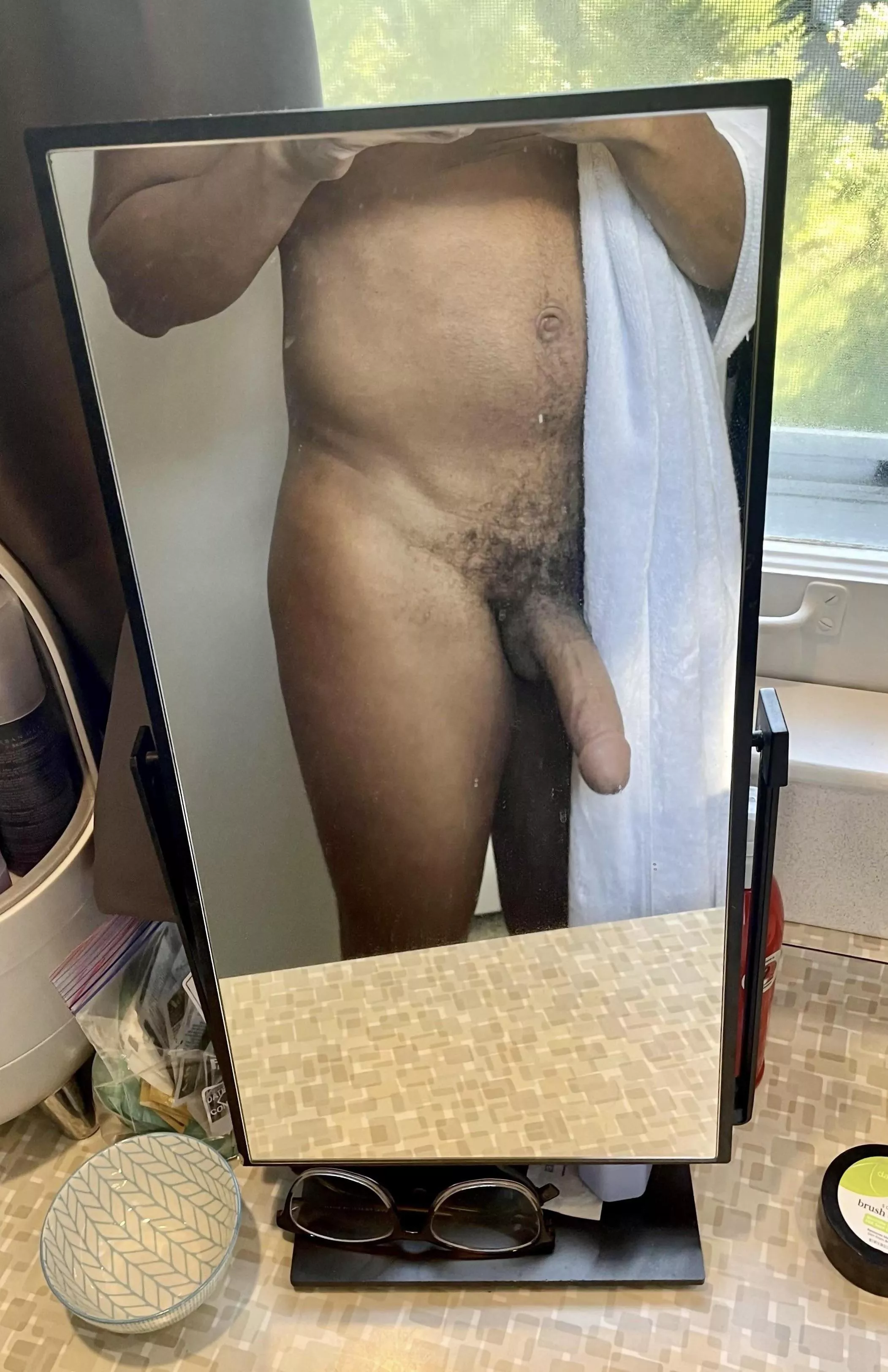 Yes, the neighbor saw me