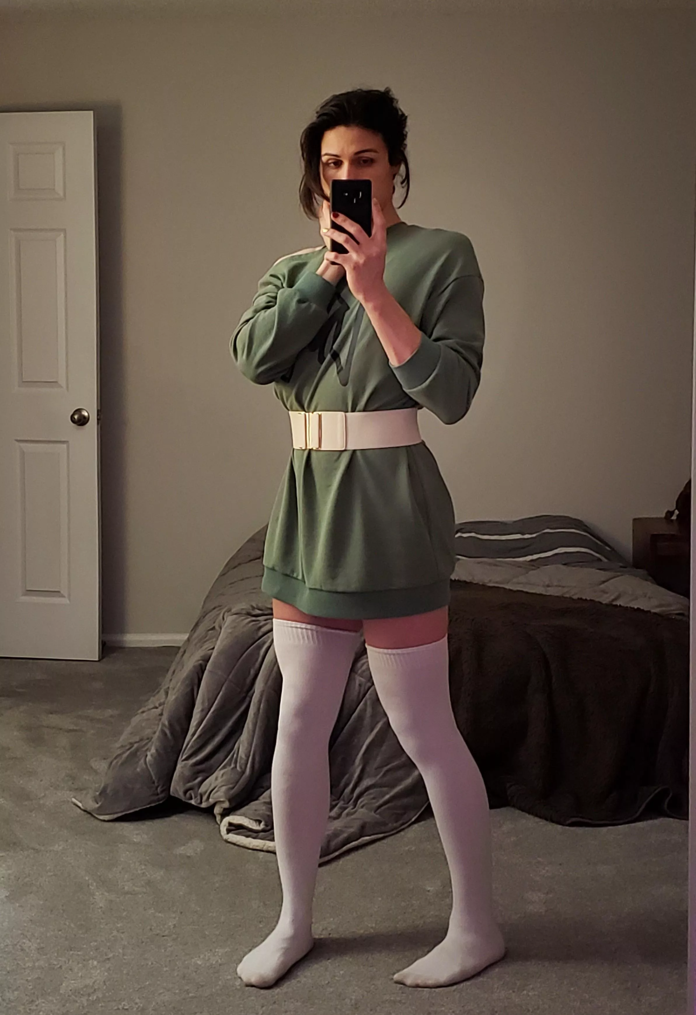 You see me at the New Years Eve party. What do you do?