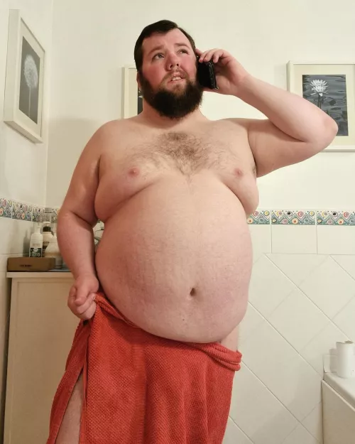 You'll have to speak up. I'm wearing a towel