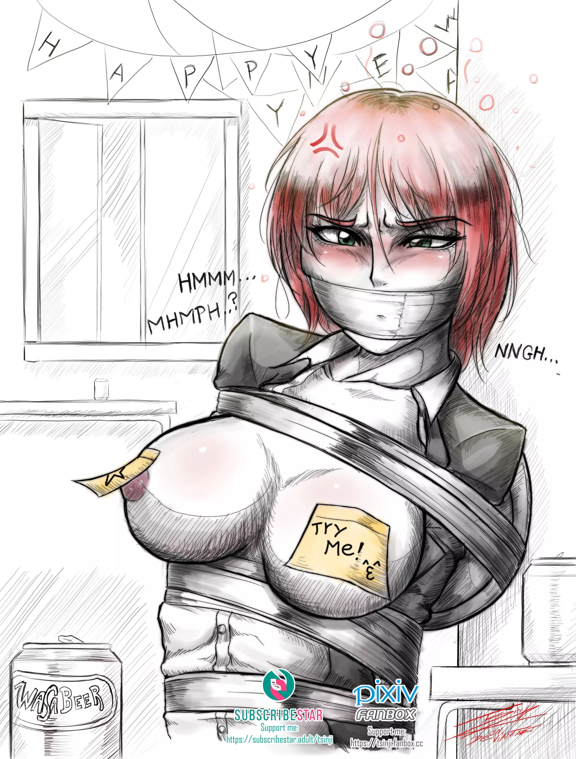 All wrapped up for the Afterparty