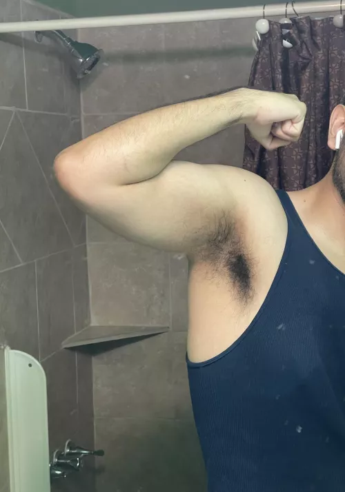 Another sweaty workout complete. Now come take a sniff