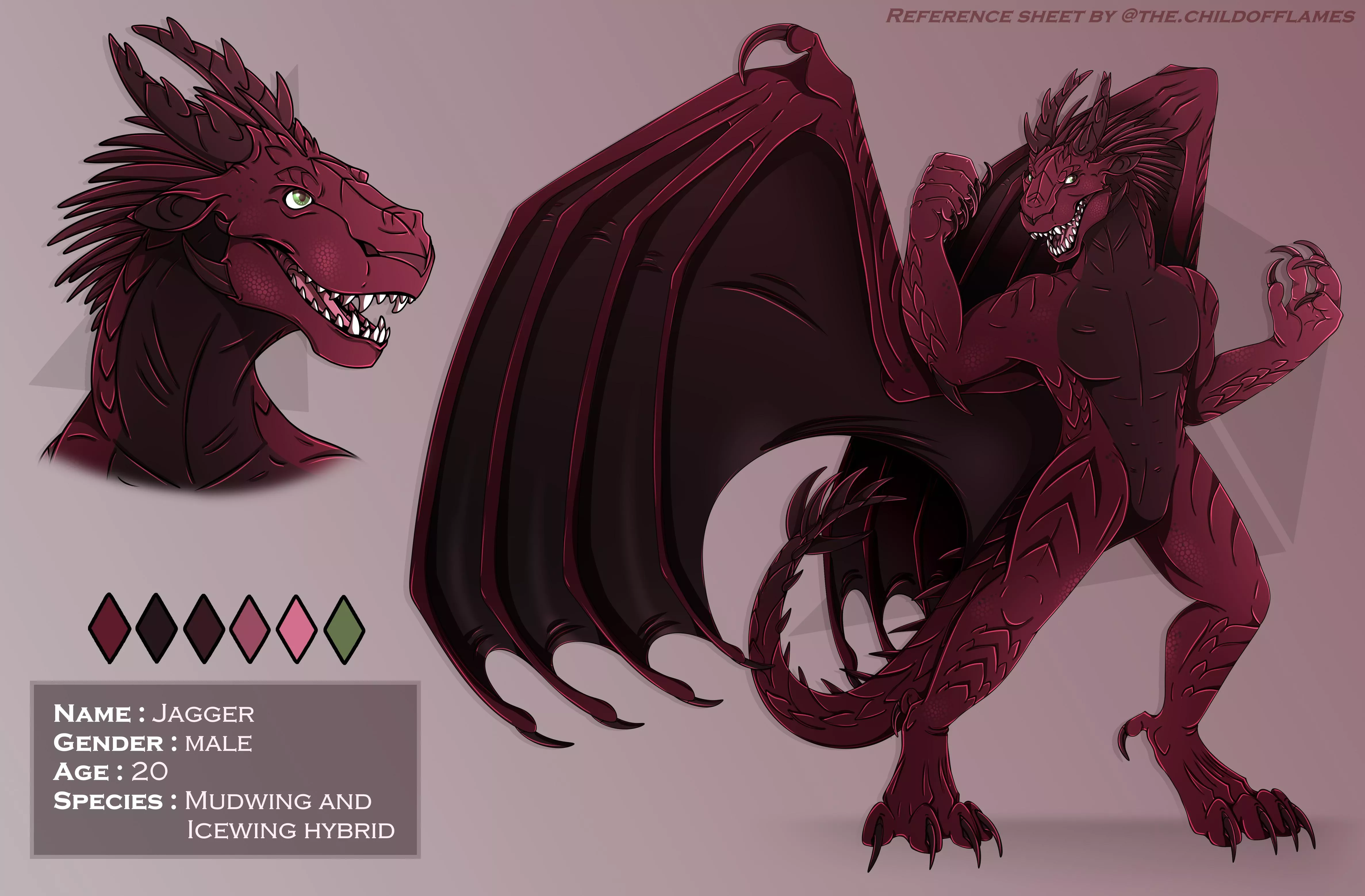 Ask my boy jagger anything. He’s a new character, so answering these will help me develop his story! Credits at top right.