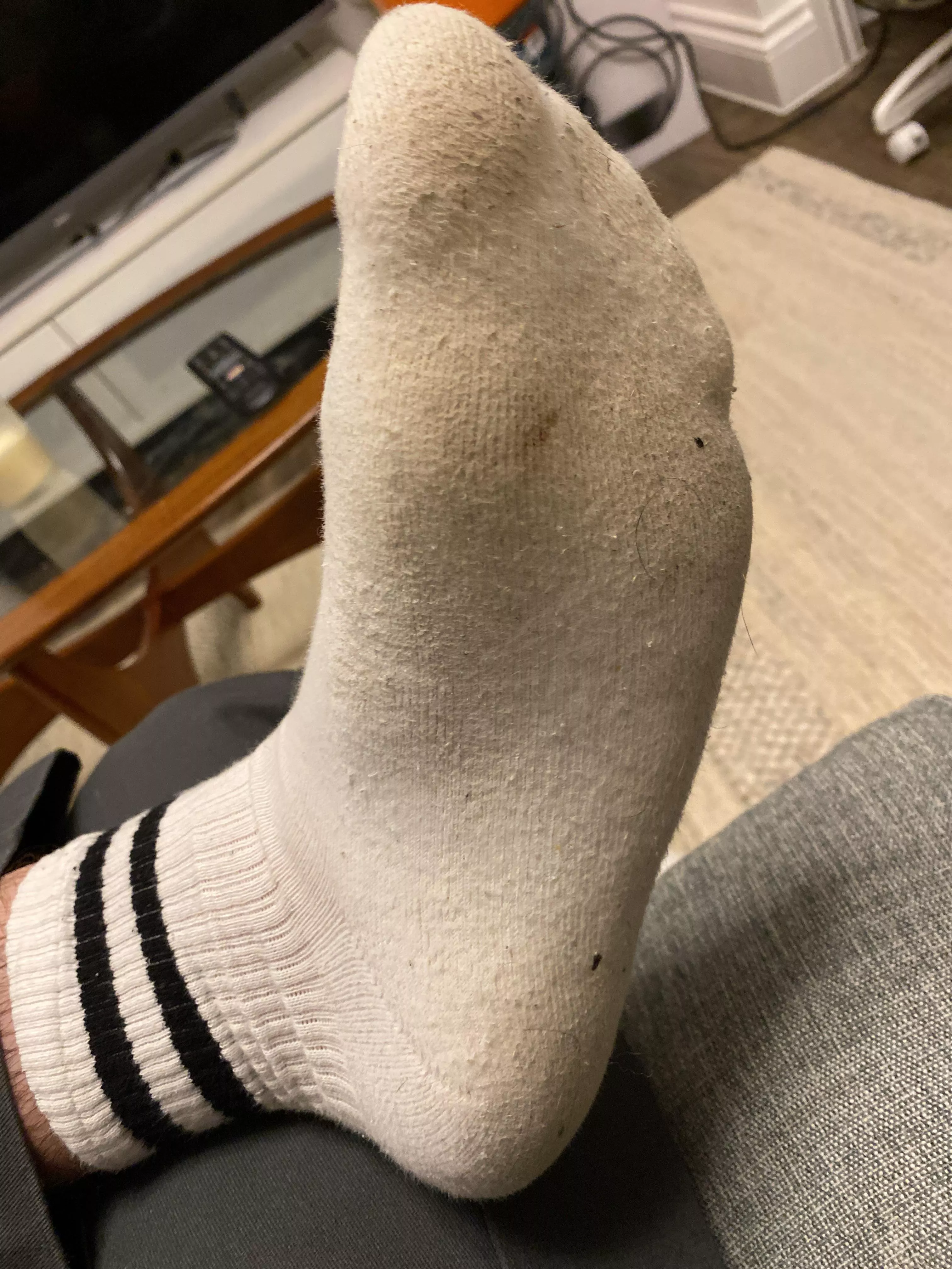 Been wearing these bad boys all day. Who would be begging to sniff these? 23 UK alpha