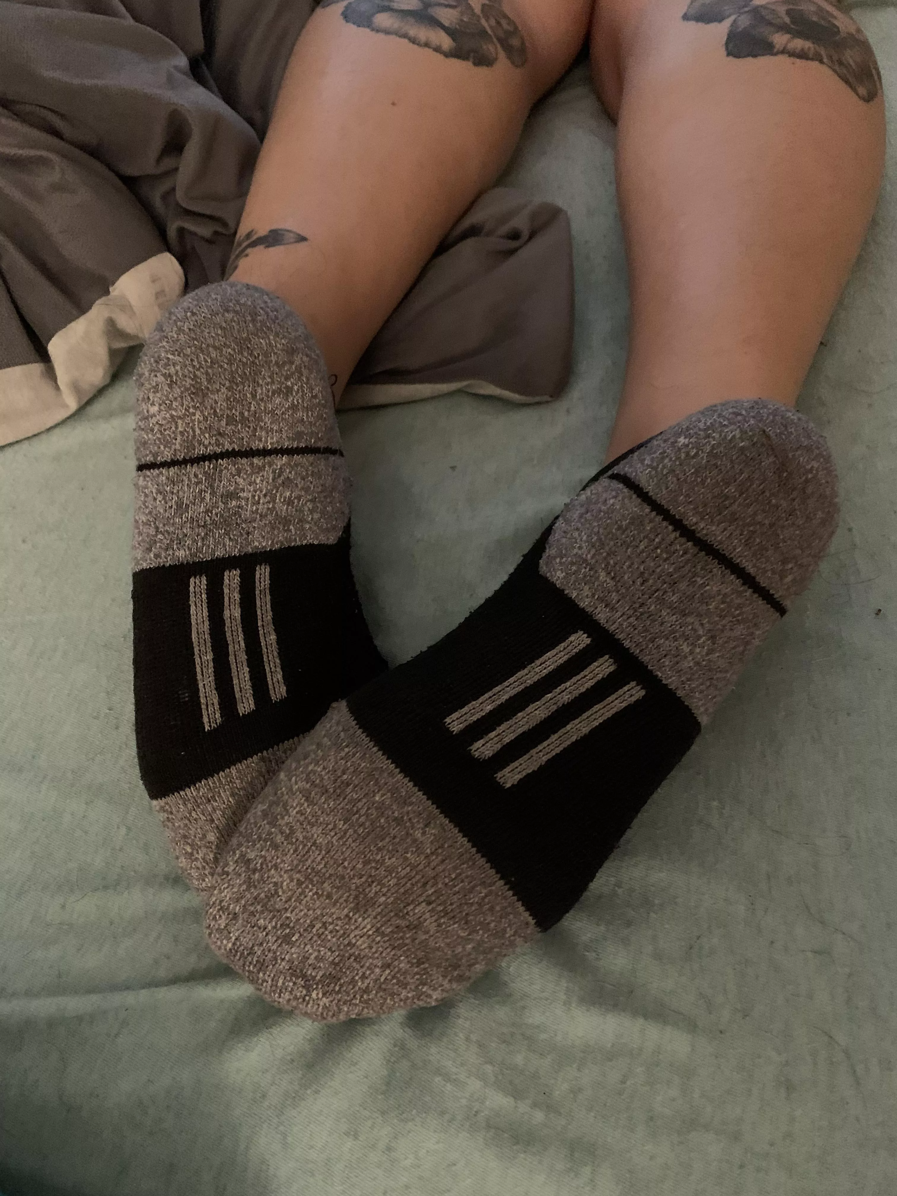 Best thing about girls with big feet? Big socks 😉
