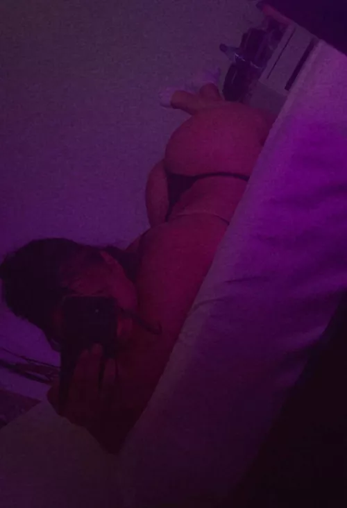 Big ass, black thong, what else? 🍑