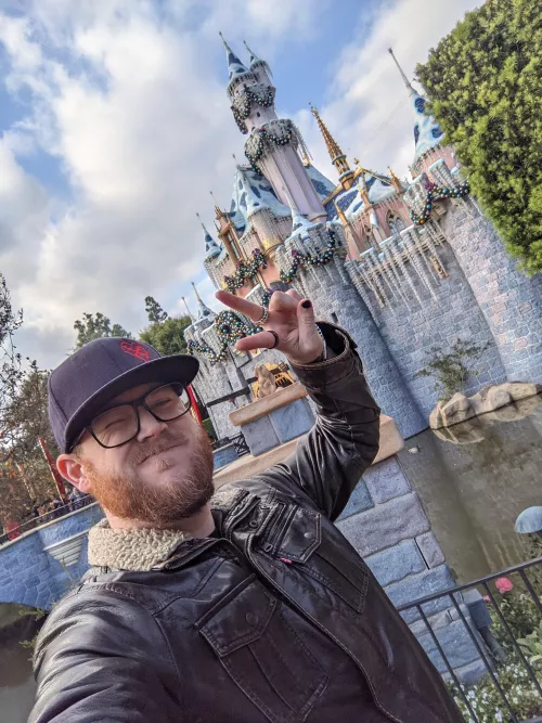 Cold Day Disney Selfie!