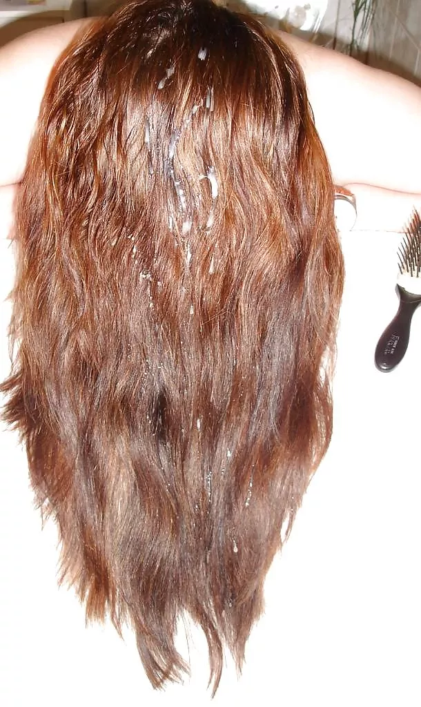 Cum on red hair
