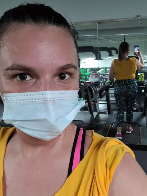 Curvy and over 40, working on my stamina 😉