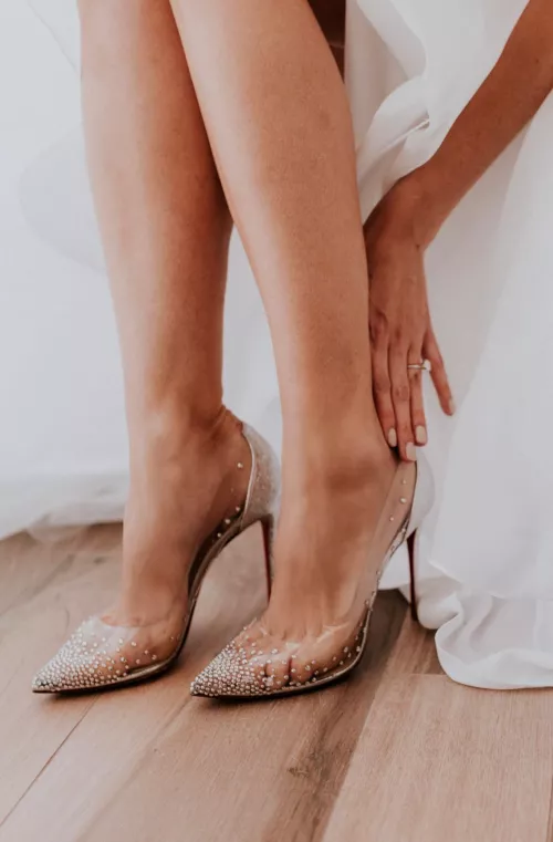 Felt like Cinderella in these ✨✨✨