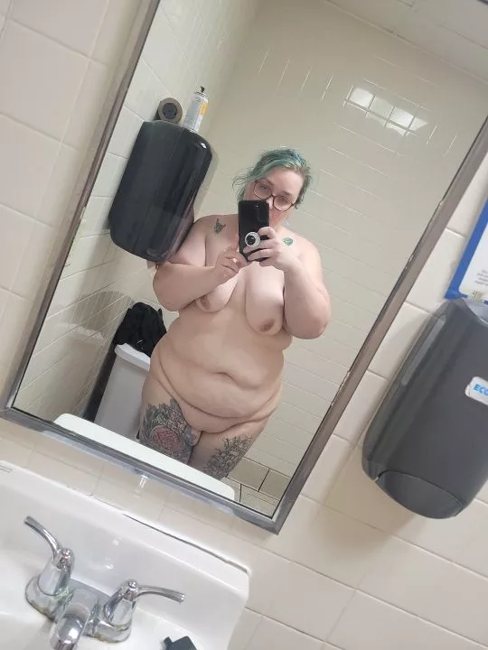 Getting naked at work 😈