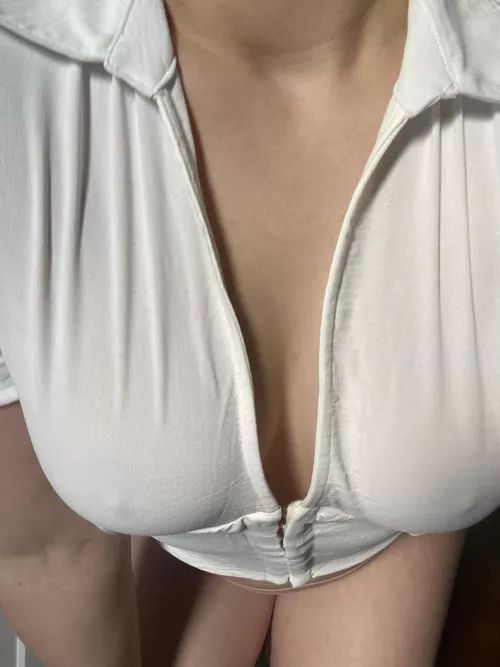 Getting ready for work, I forgot my bra x