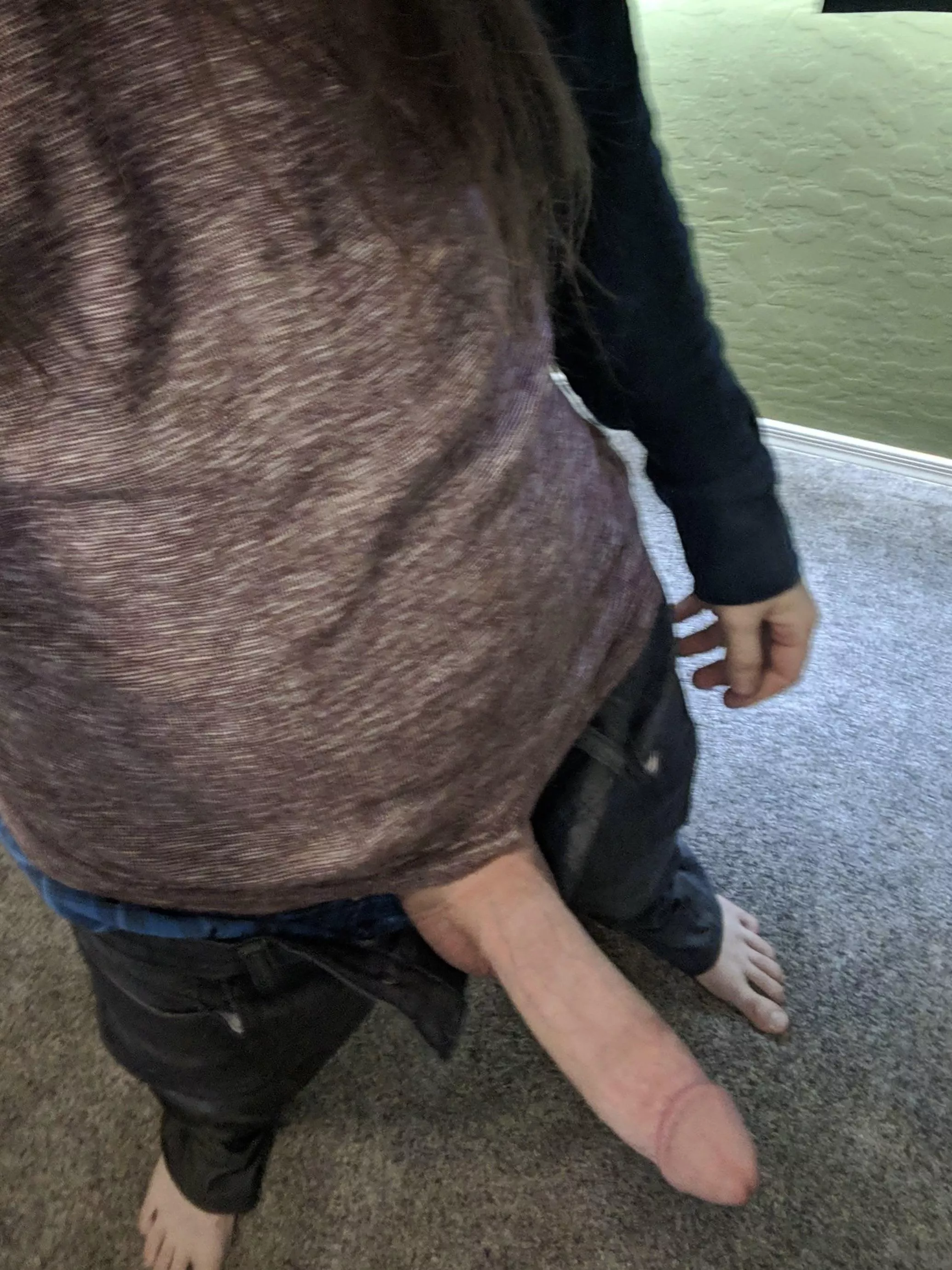 Just waiting for you to get on your knees