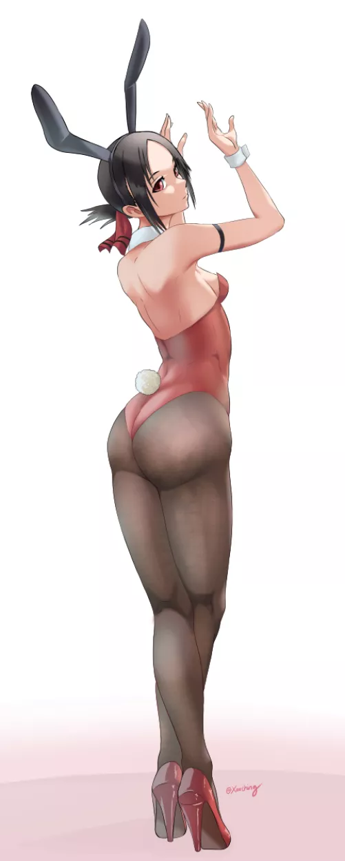 Kaguya in a bunny suit (By xauching) [Kaguya-Sama: Love is War]