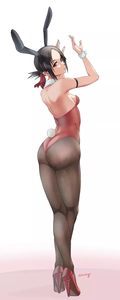 Kaguya in a bunny suit (By xauching) [Kaguya-Sama: Love is War]