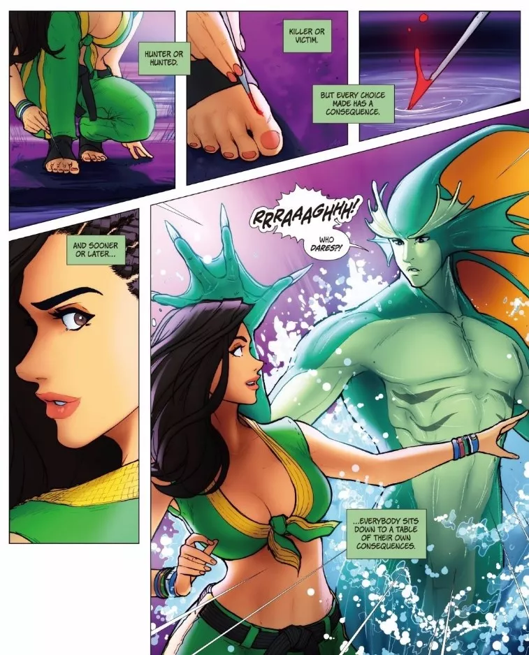 Laura and Rikuo [Street Fighter VS Darkstalkers #5]