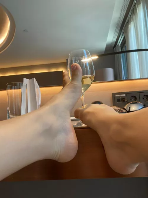 Makes you wonder what else I can do with my feet? 😈