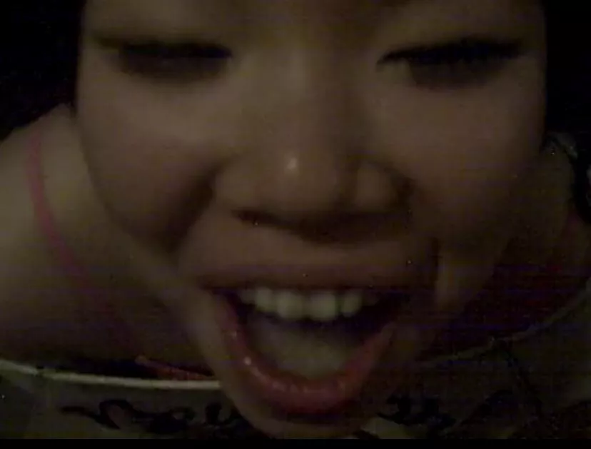 My asian girl with a mouthful of my nut. Dm for more