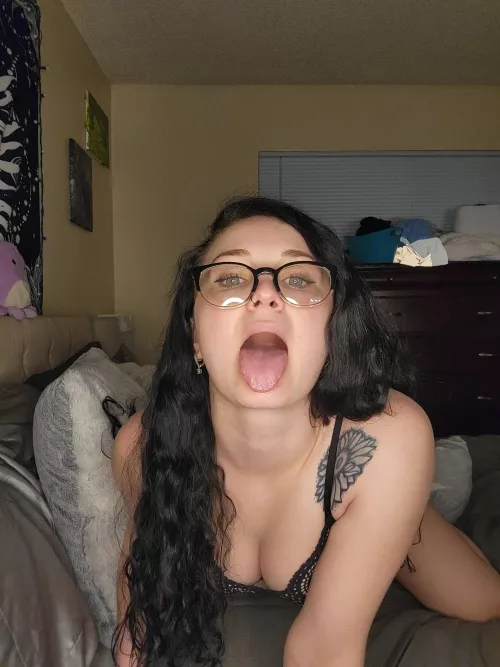 Need something hard to go down my blouse 👅