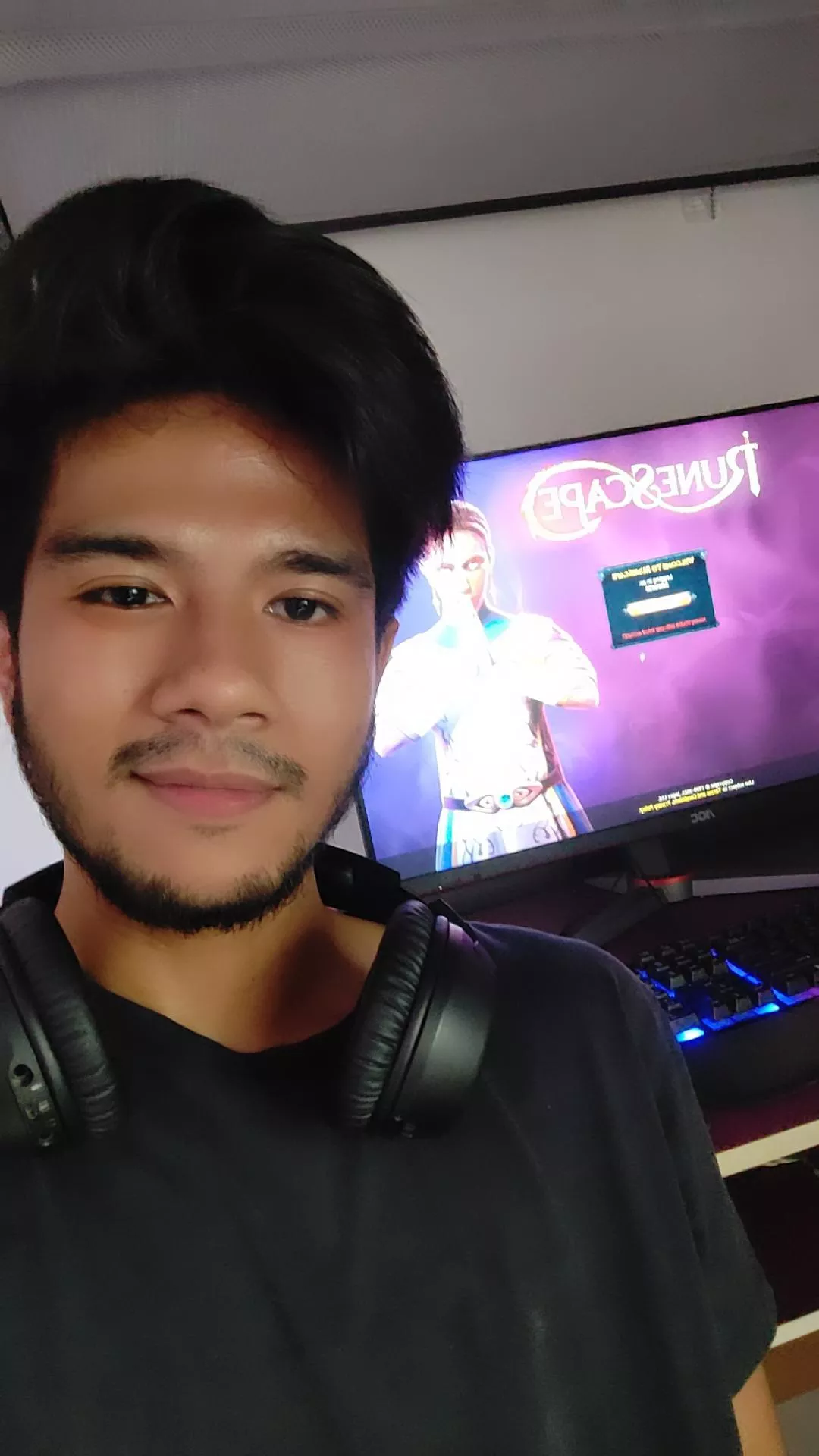 Off from work. Getting haircuts after playing games. RuneScape anyone?