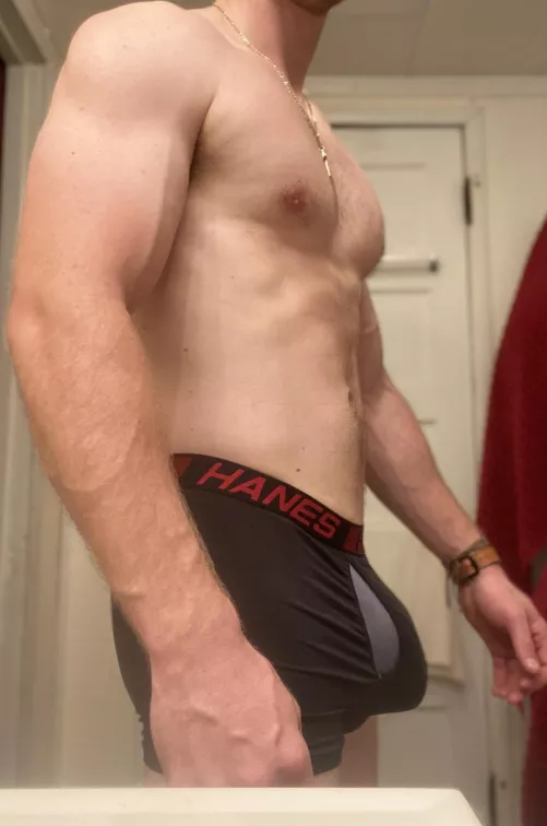 Post workout bulge?