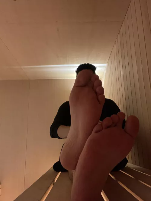 Sauna felt good after my workout