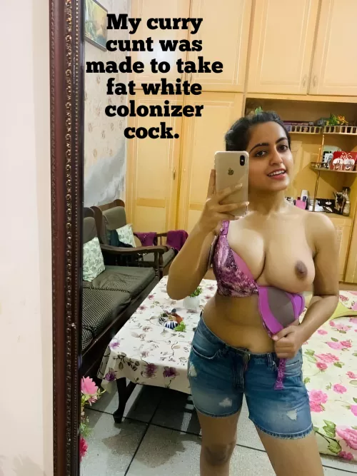 She needs white cock!