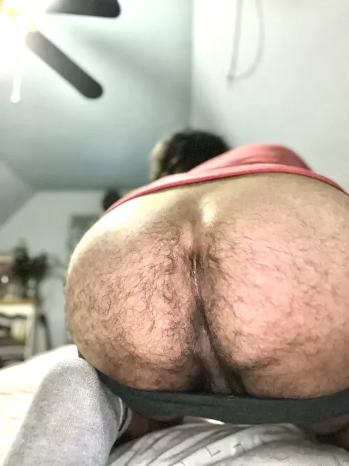 Showing off my hairy ass