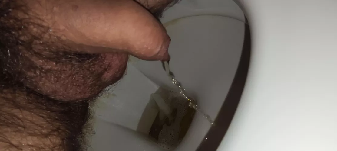 There's always a few drops of piss left in my foreskin