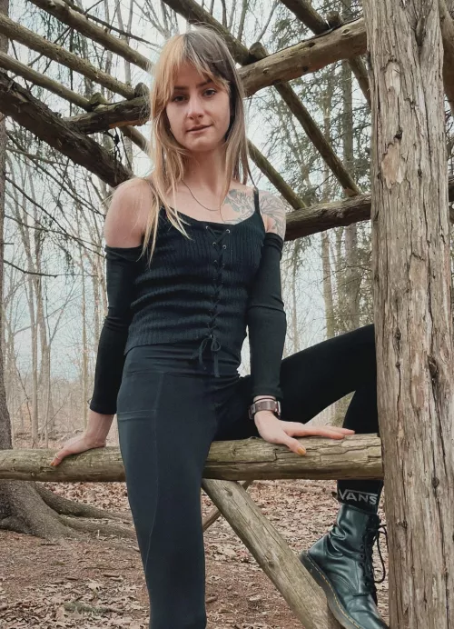 They say black is slimming but I guess I don’t need the help