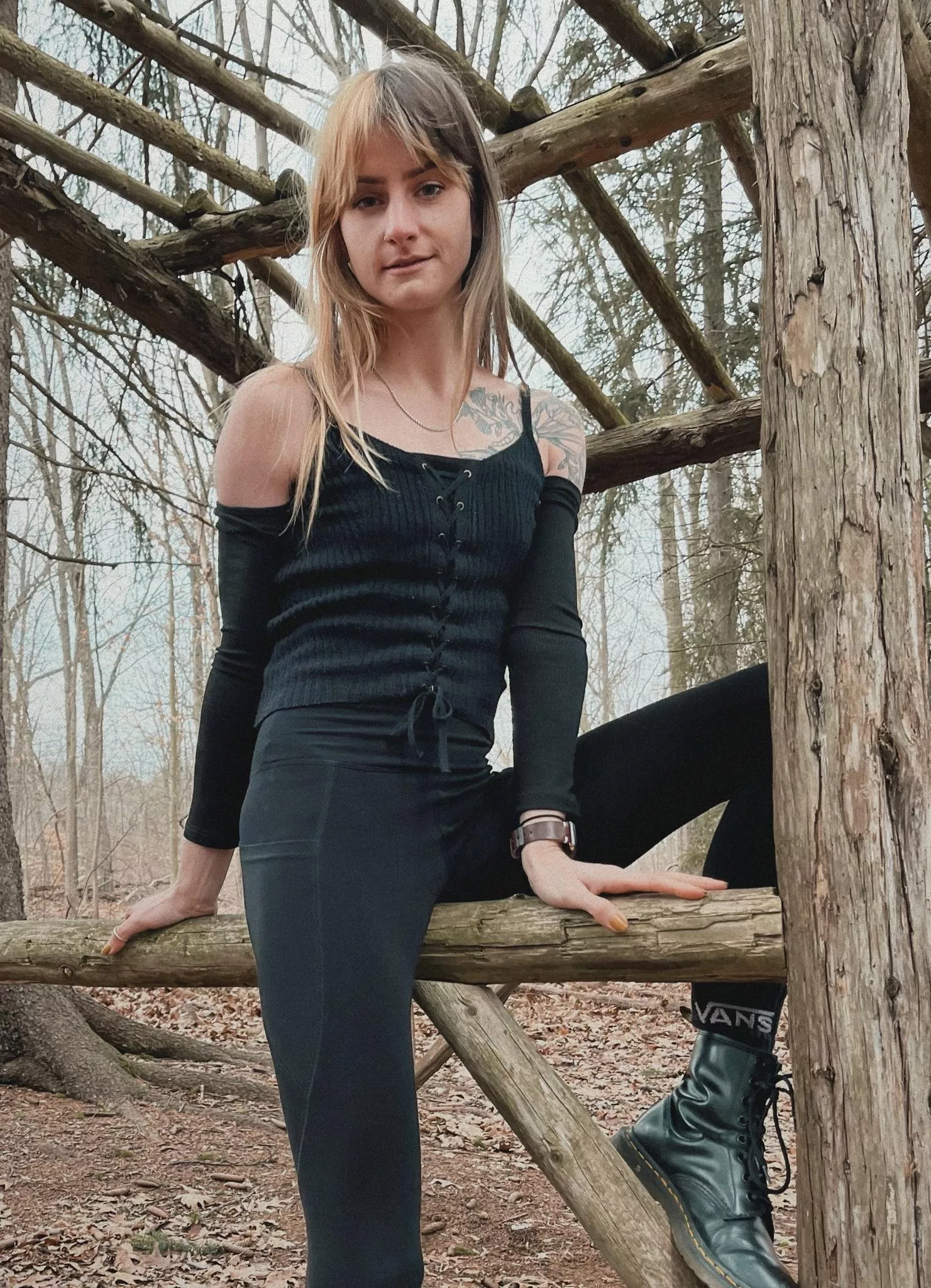 They say black is slimming but I guess I don’t need the help