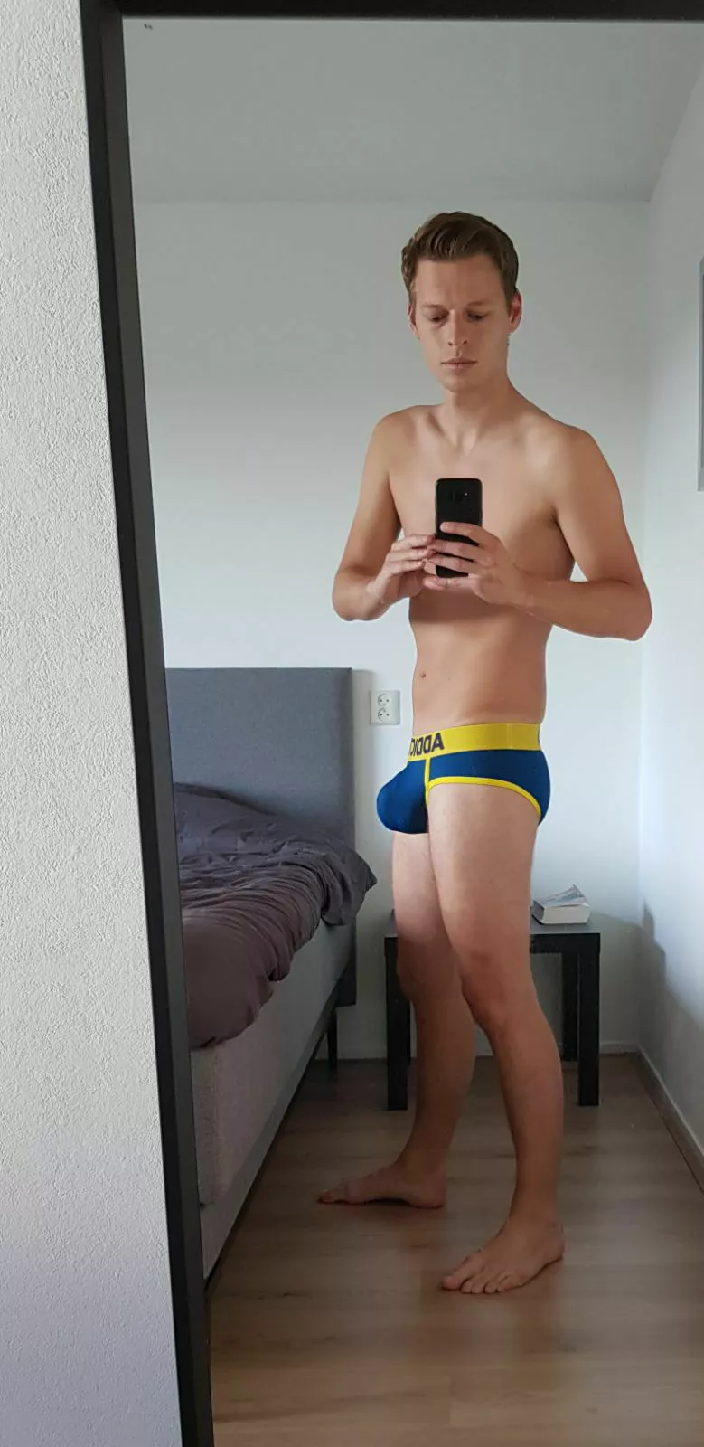 This Swedish stud is packing