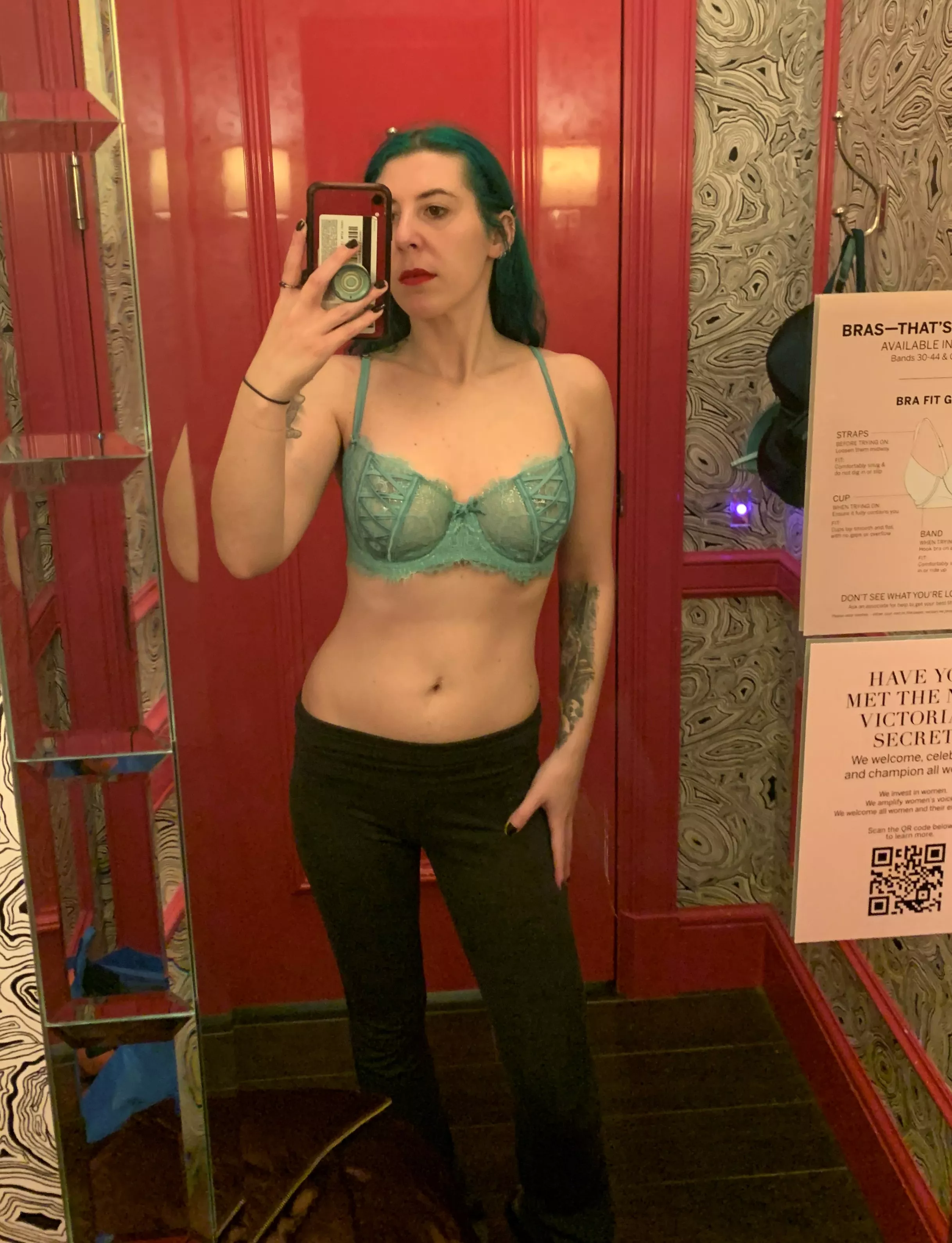 Trying on some sexy things