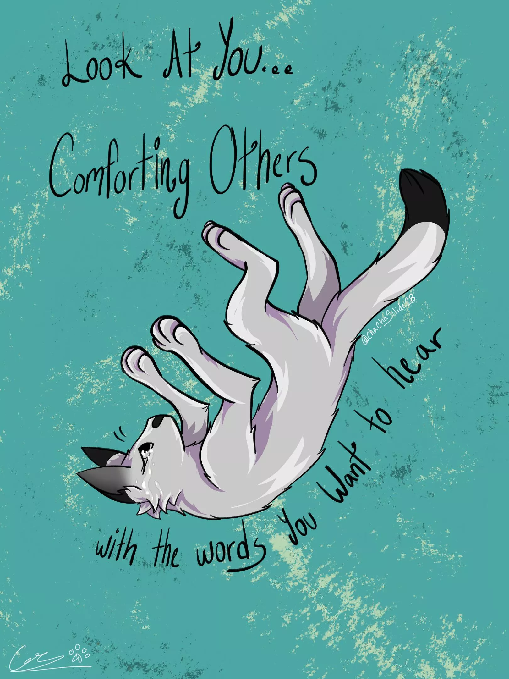 Vent art piece that I had a BLAST drawing