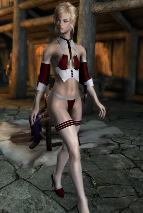 Why are her breasts deflated?