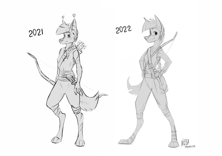 2021vs2022 :333 (art by me)