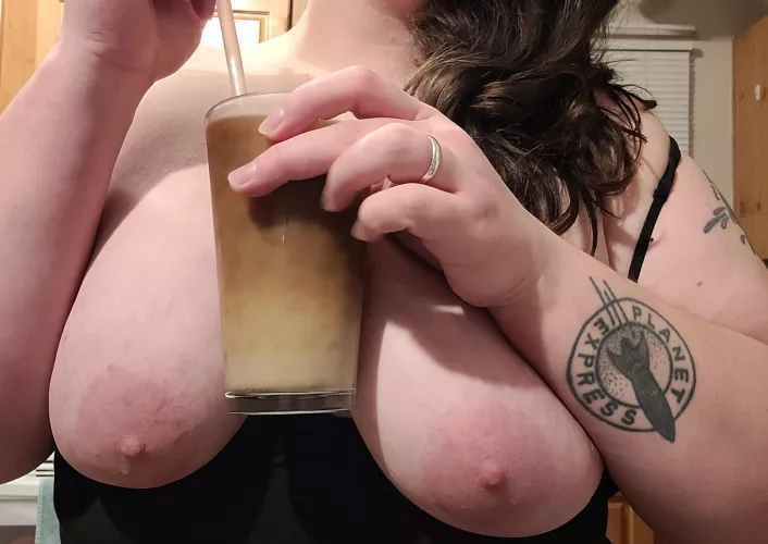 8pm iced coffee...Wanna stir up some trouble?