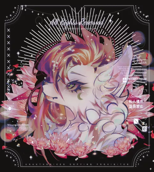 another commission work with pretty sona 🥺