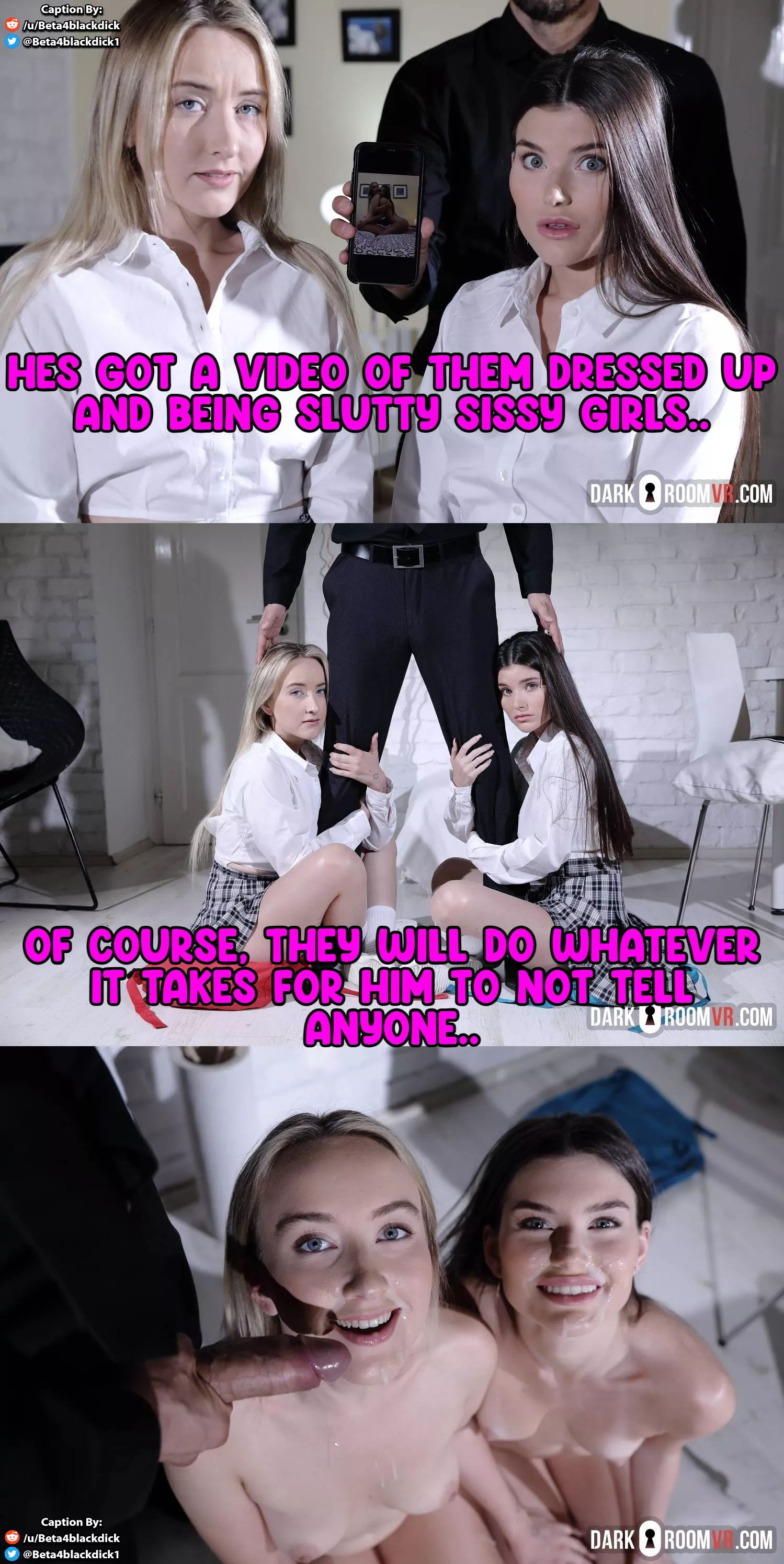 Anything for his silence..