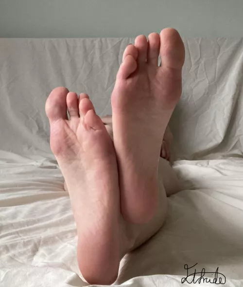 Are you enjoying my soles close up?